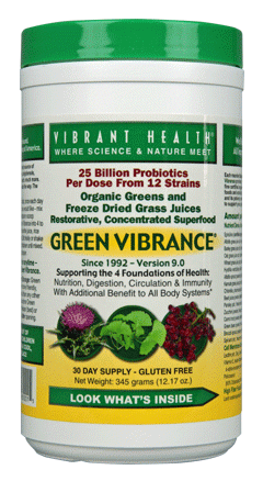 Green Vibrance* (12 oz - 30 day supply) Vibrant Health